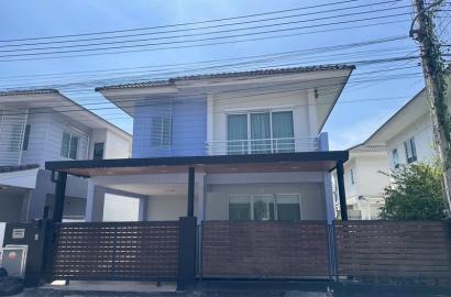 ขายด่วน!!! ราคาเพียง 2.99 ลบ. (ค่าโอนที่ดินคนละครึ่ง)  บ้านแฝด หมู่บ้าน พฤกษานารา เลี่ยงหนองมน