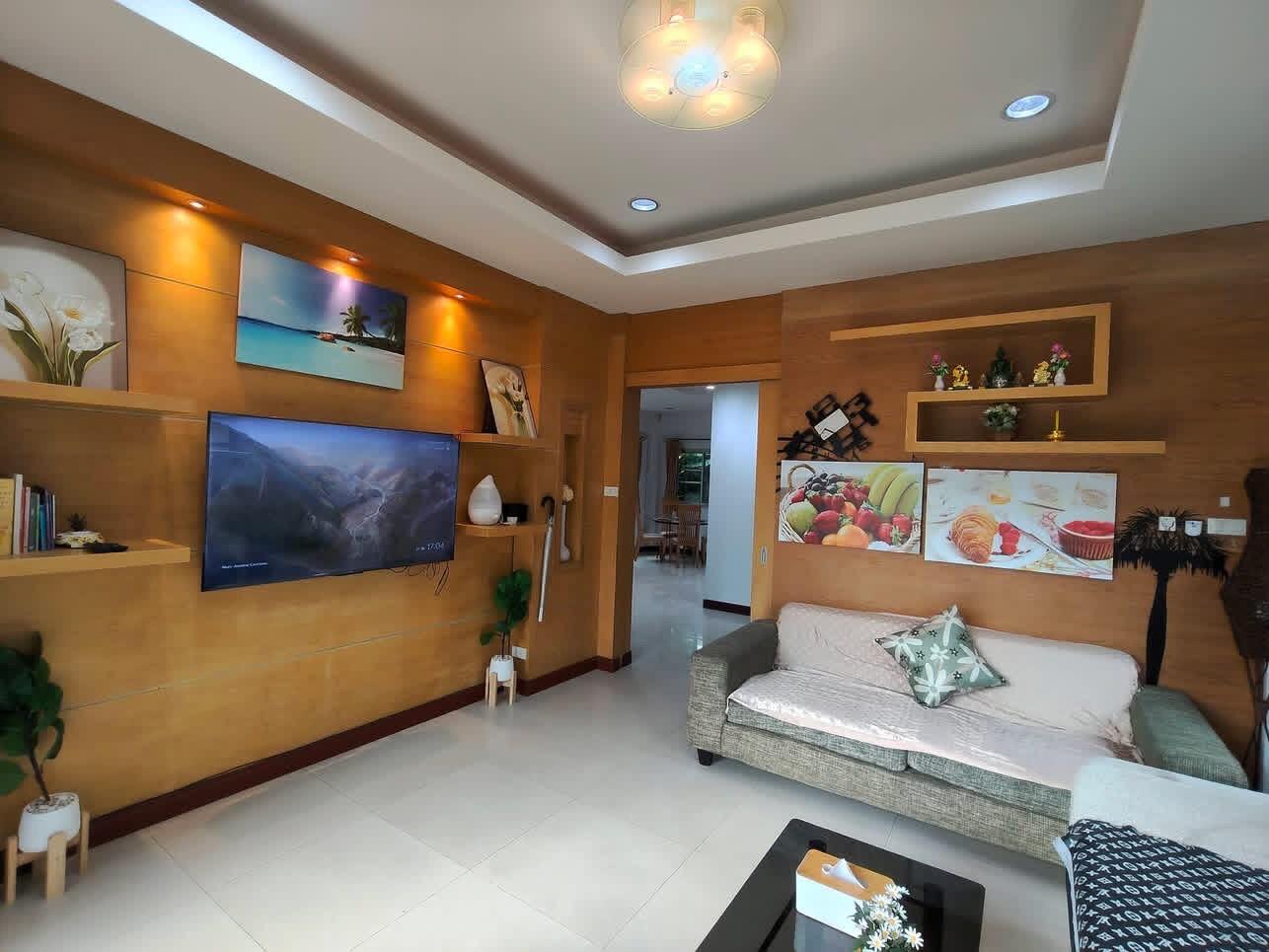 บ้านว่างให้เช่า มบ.ธารดารา 🌟  บ้านเดี่ยว หลังใหญ่ใจกลางศรีราชา -ไร่กล้วย